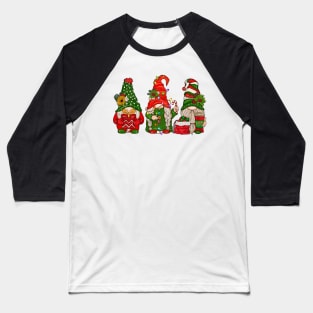 Christmas Gnomes Baseball T-Shirt